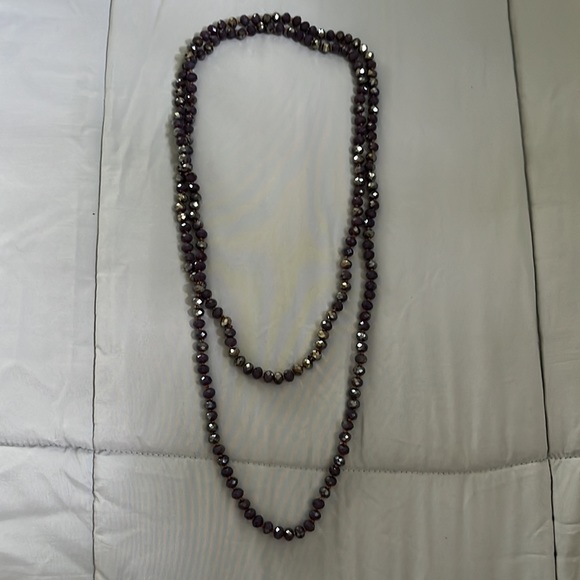 Long purple necklace! - Picture 2 of 2